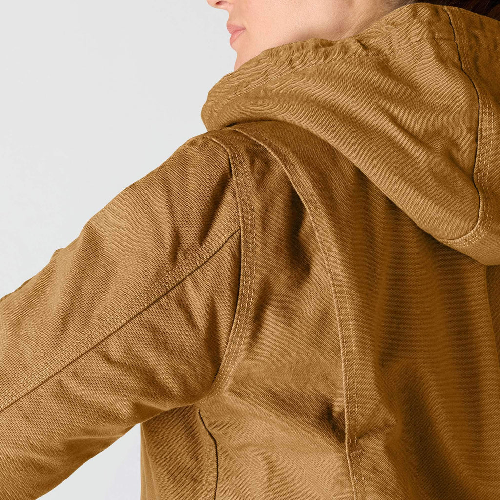 Women's iconic sierra washed duck sherpa-lined jacket