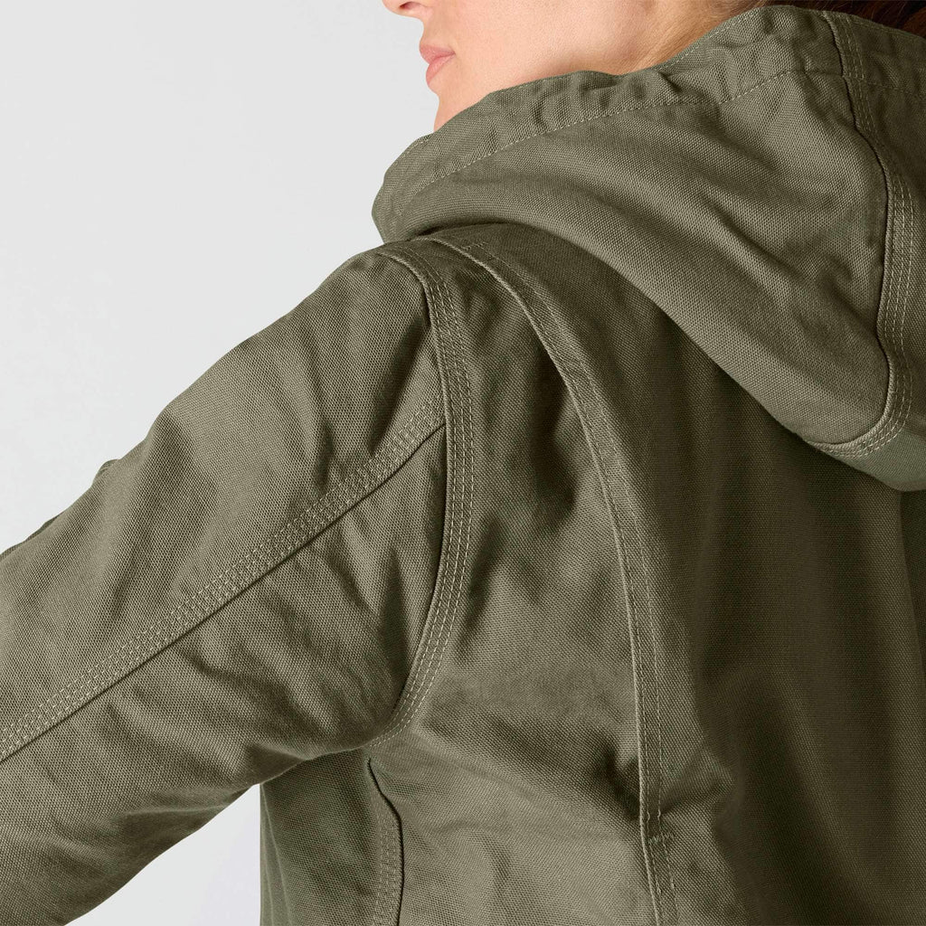Women's iconic sierra washed duck sherpa-lined jacket