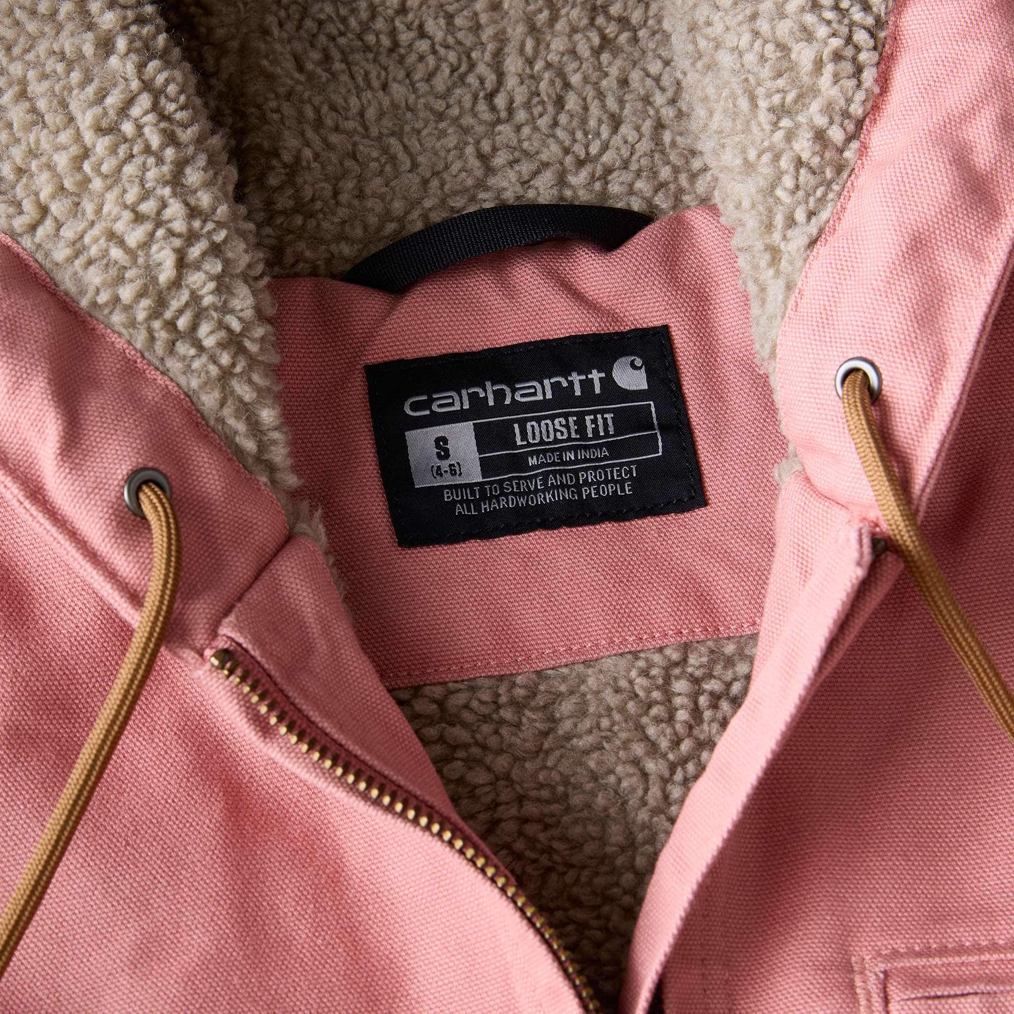 Women's iconic sierra washed duck sherpa-lined jacket