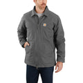 Men's washed duck sherpa-lined ridge coat