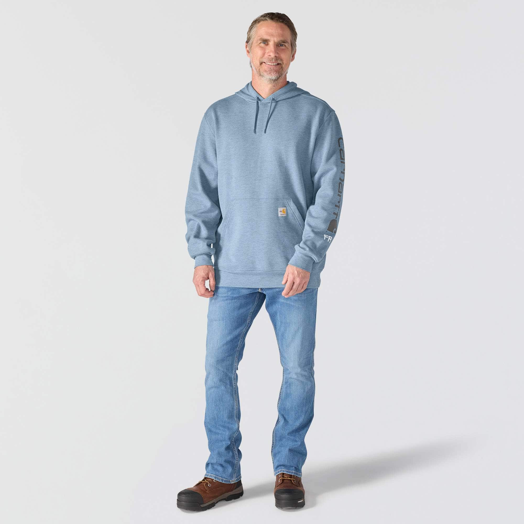 Men's marquette fr force logo hoodie - flame resistant hoodies