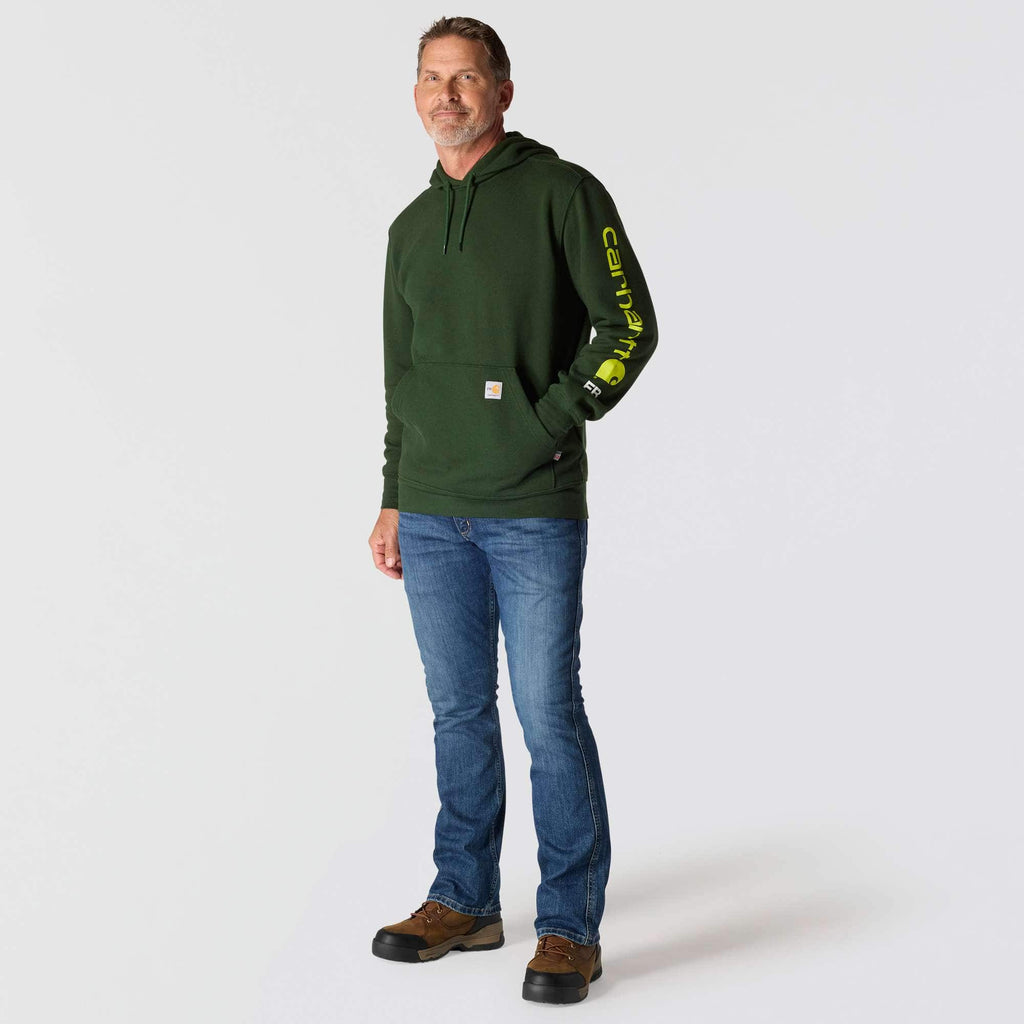 Men's marquette fr force logo hoodie - flame resistant hoodies