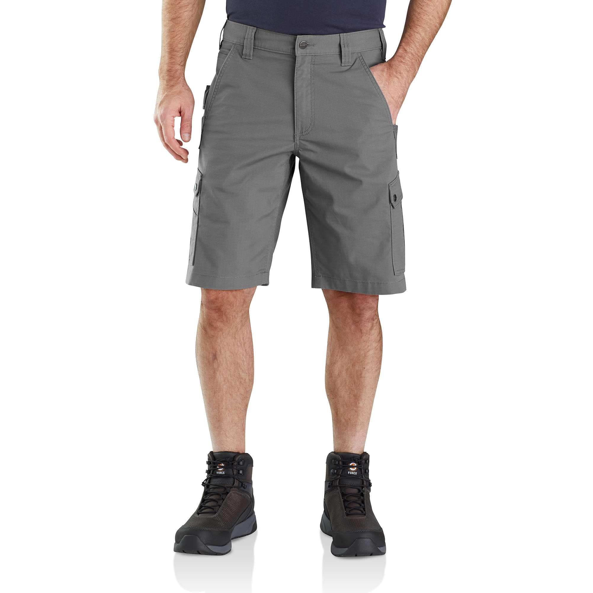 Relaxed fit 11" ripstop cargo shorts - work shorts