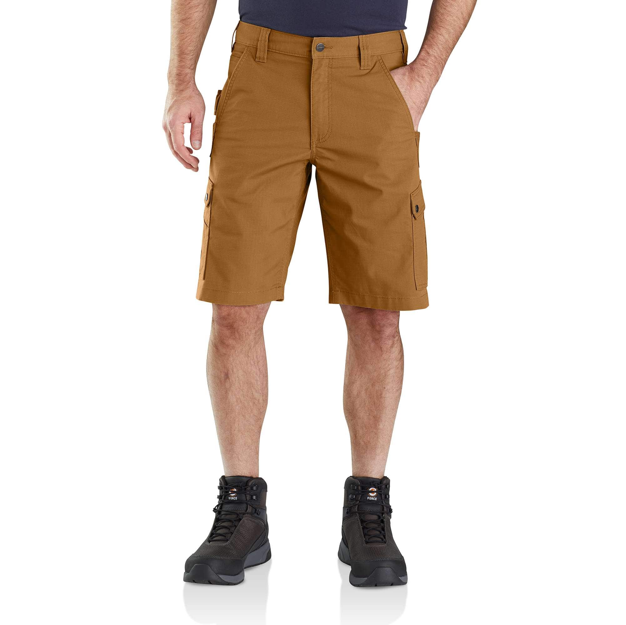 Relaxed fit 11" ripstop cargo shorts - work shorts