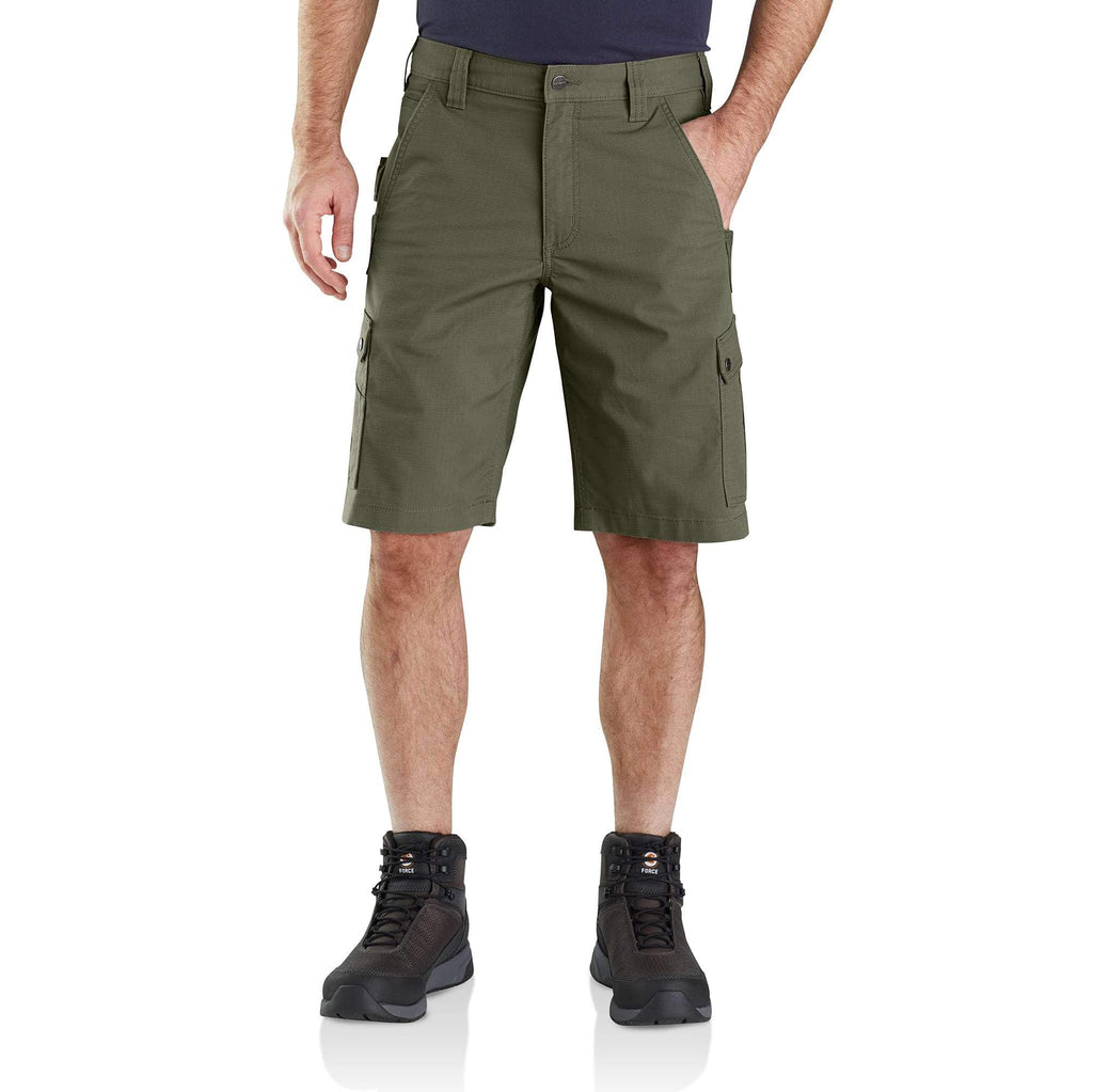Relaxed fit 11" ripstop cargo shorts - work shorts