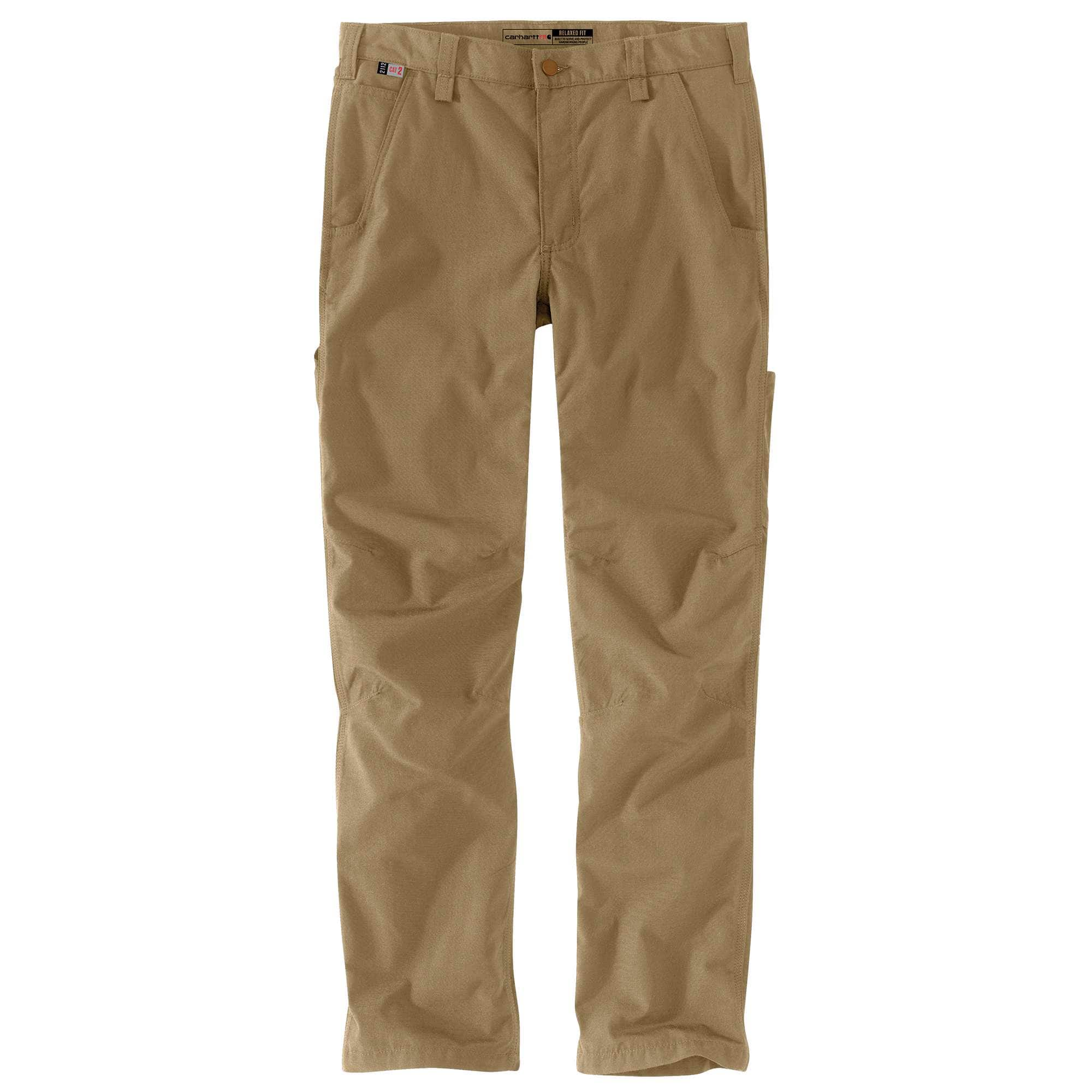 Men's fr relaxed fit straight leg force ripstop work pants 