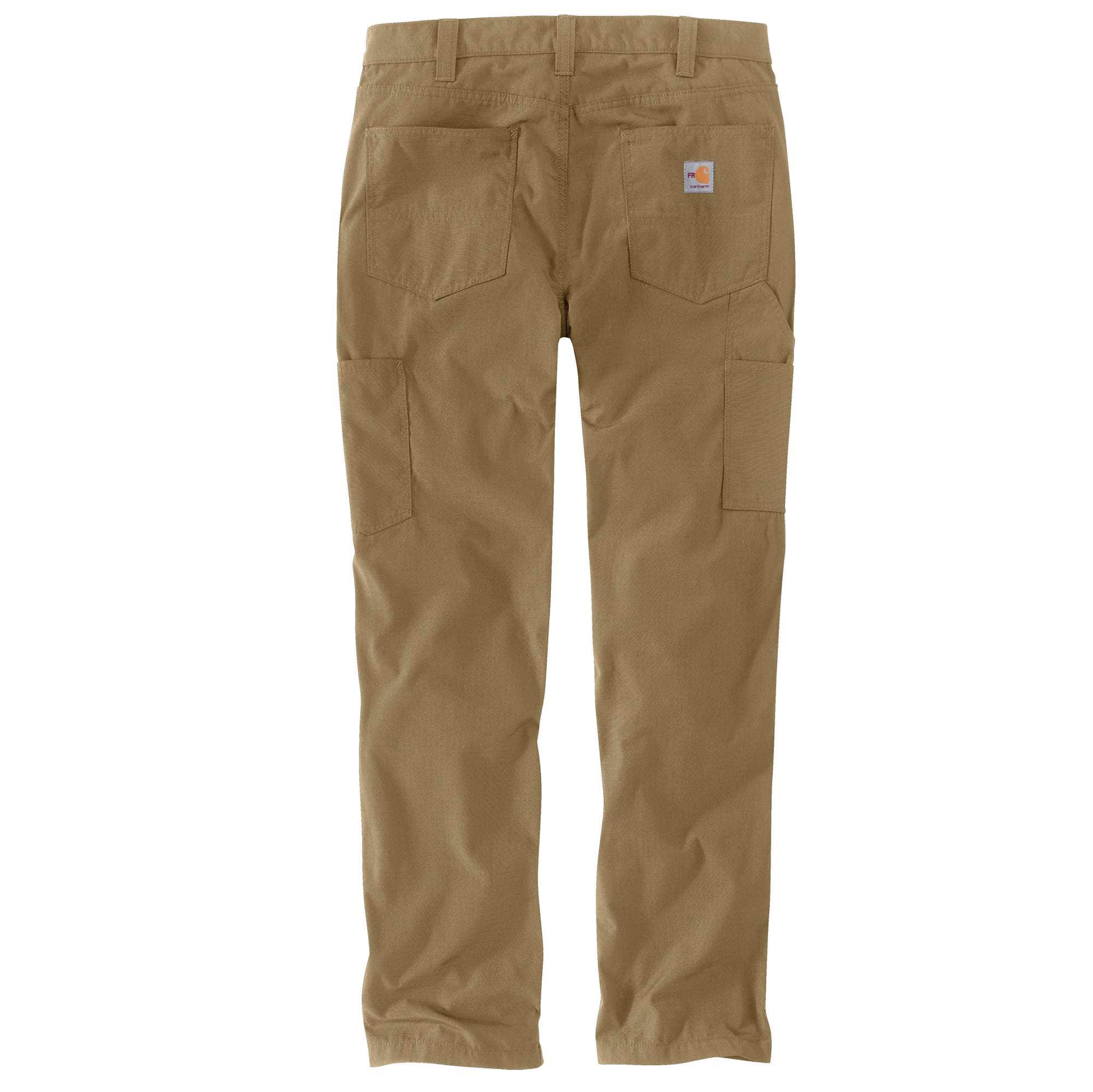 Men's fr relaxed fit straight leg force ripstop work pants 