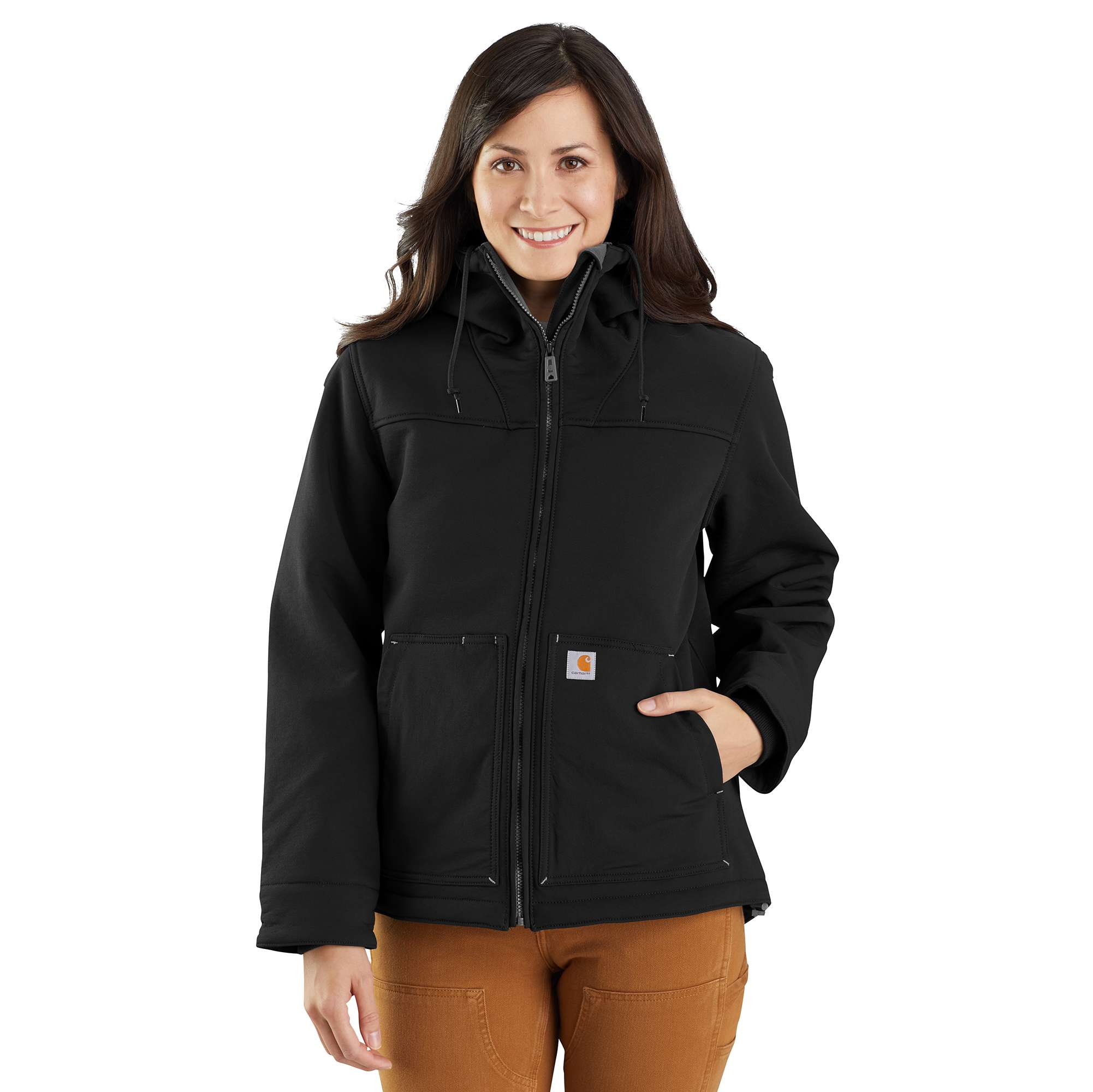 Women's super dux™ sherpa-lined water resistant jacket - rain defender jacket
