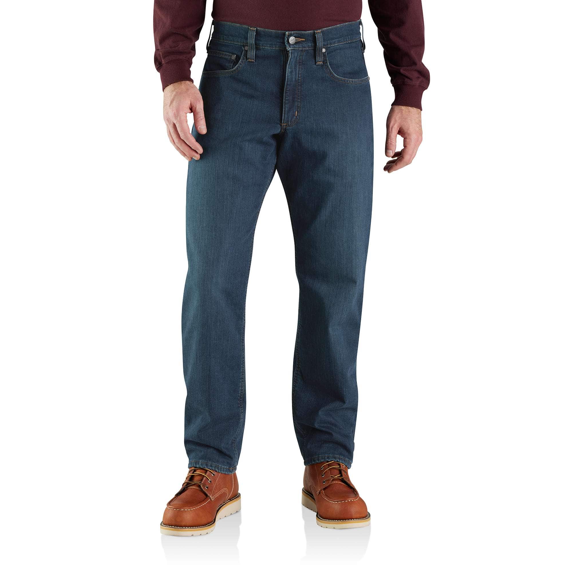 Men's rugged flex lined work jeans