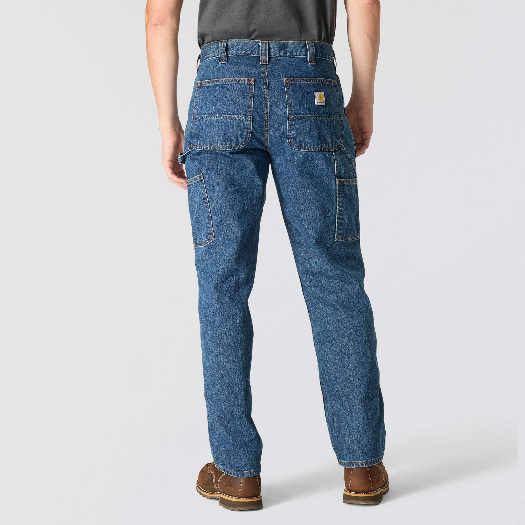 Men's loose straight work jeans