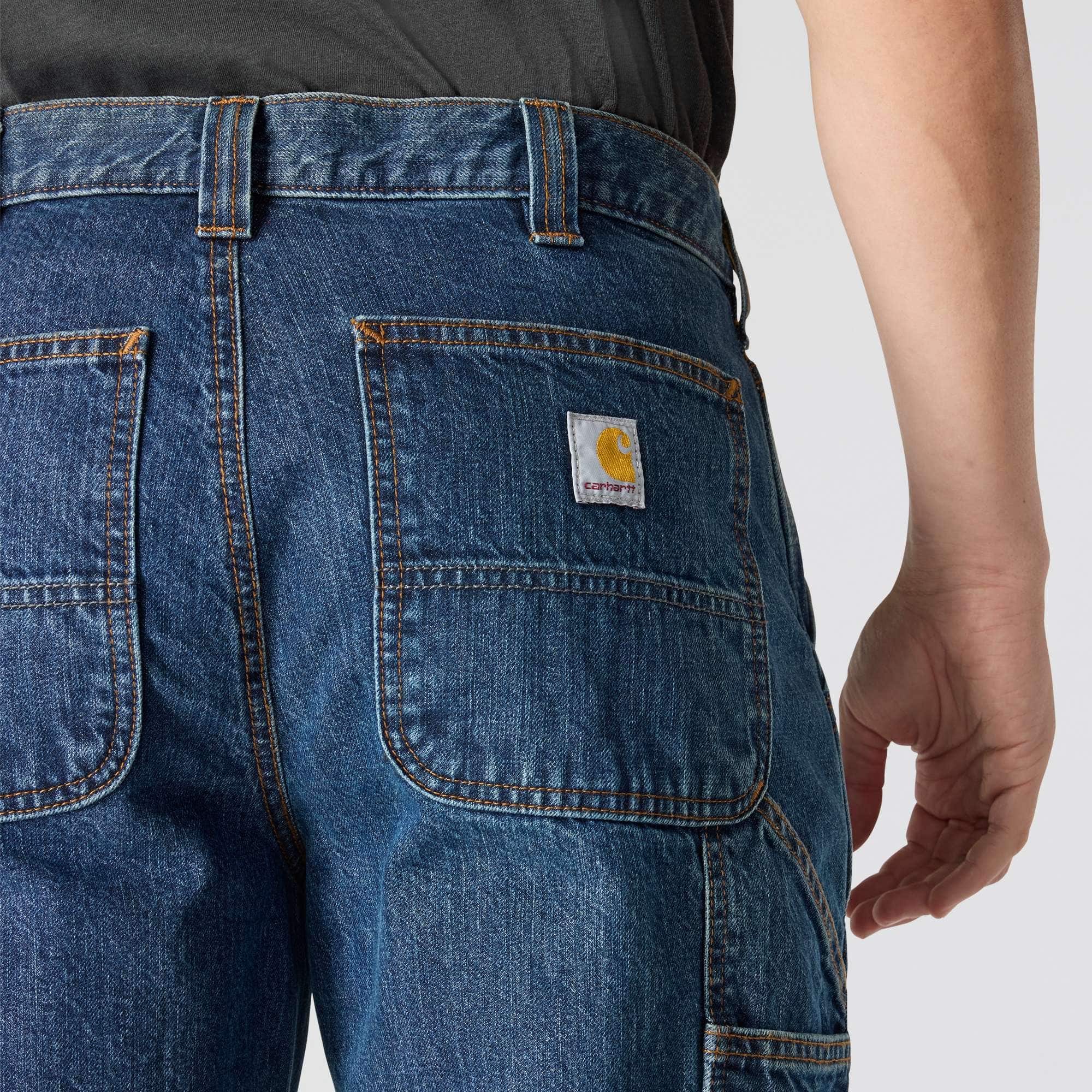 Men's loose straight work jeans