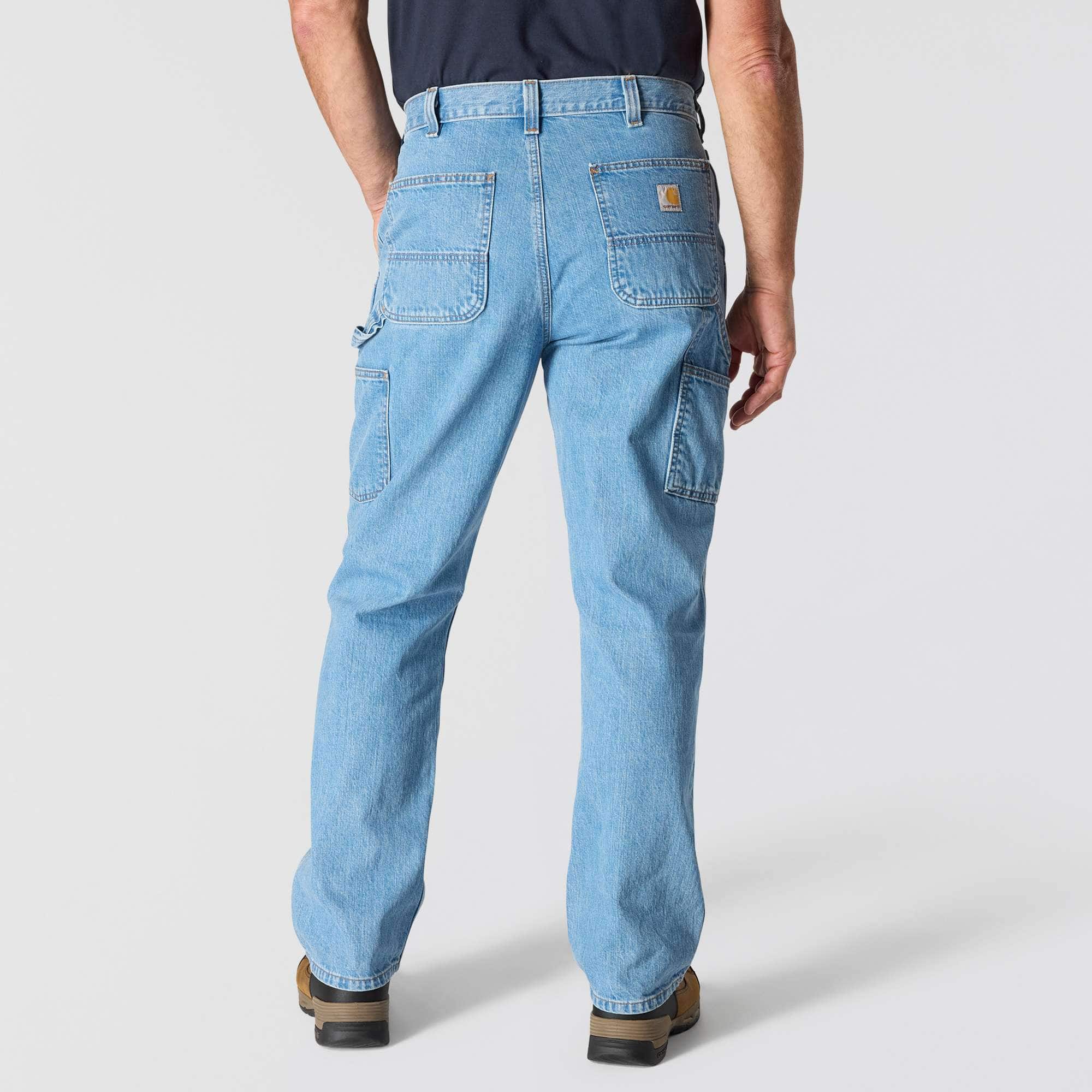 Men's loose straight work jeans