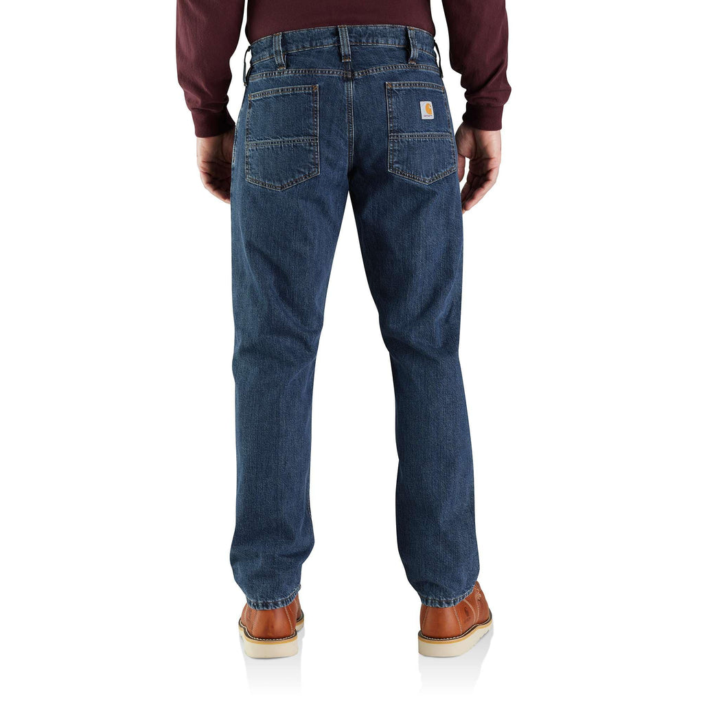 Men's relaxed straight lined work jeans
