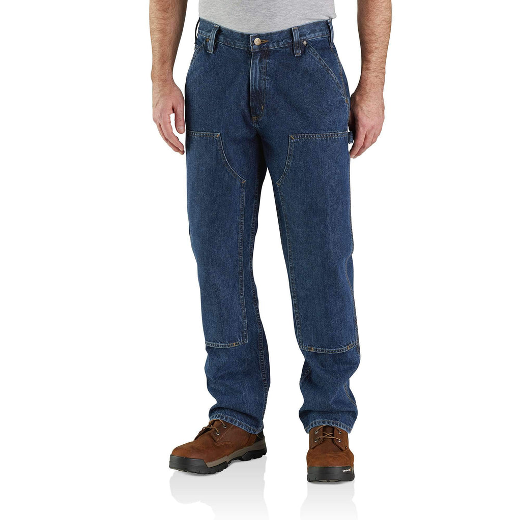 Loose straight double knee jeans - work jeans