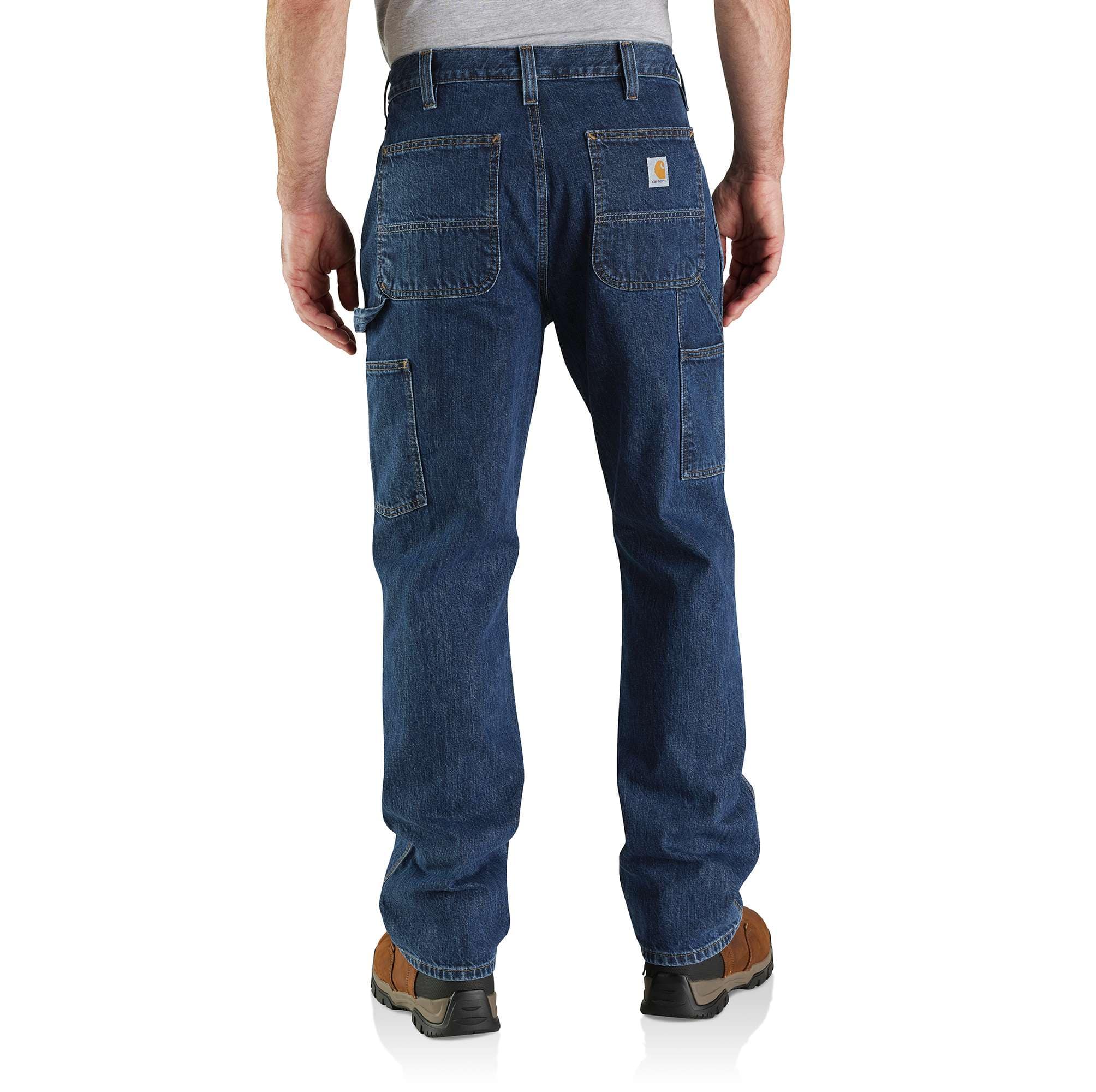Loose straight double knee jeans - work jeans