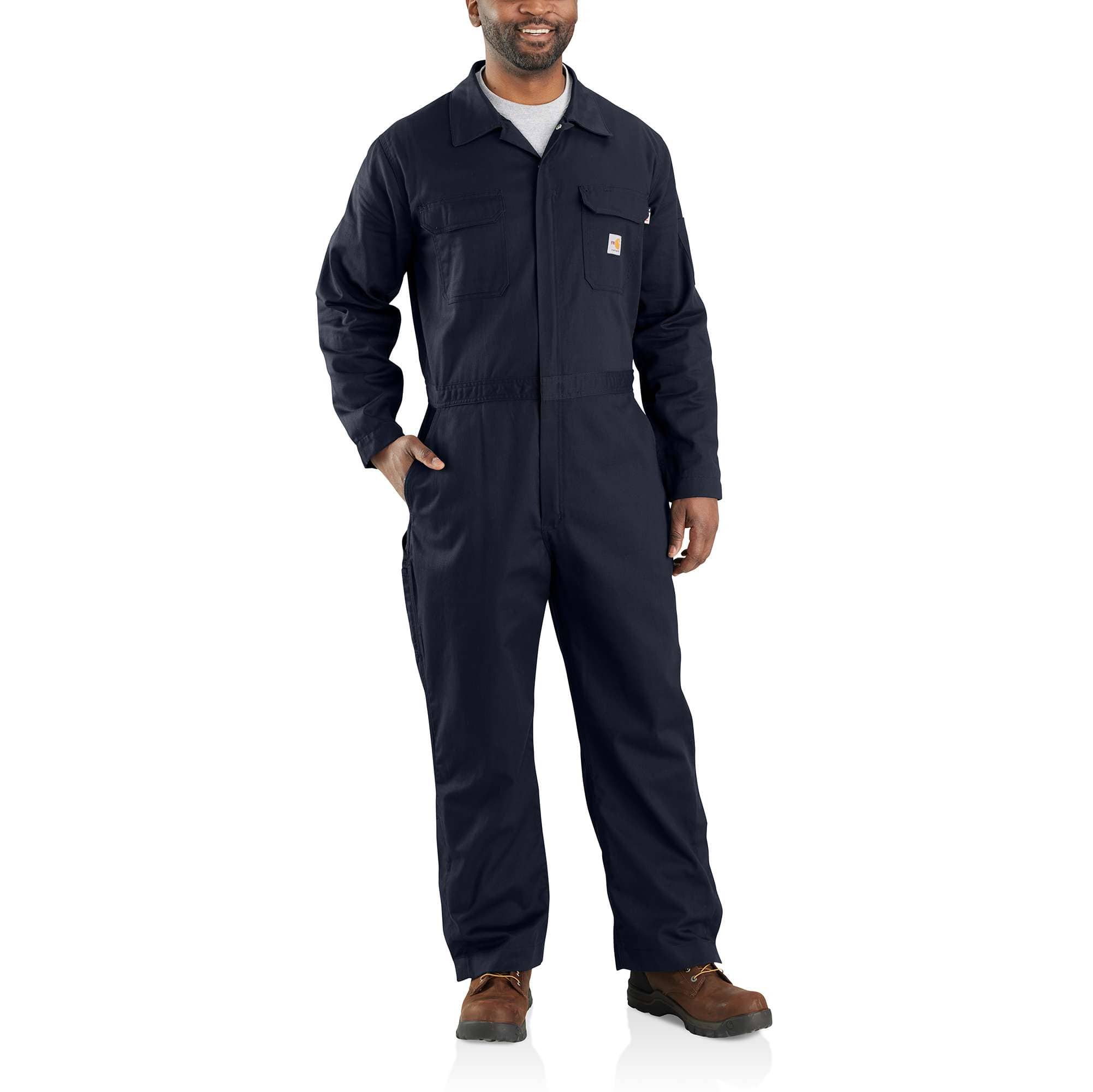 Men's fr loose fit twill coveralls - flame resistant coveralls