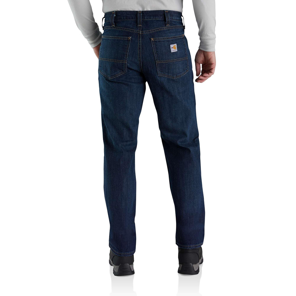 Men's fr slim straight leg rugged flex™ jeans - flame resistant jeans