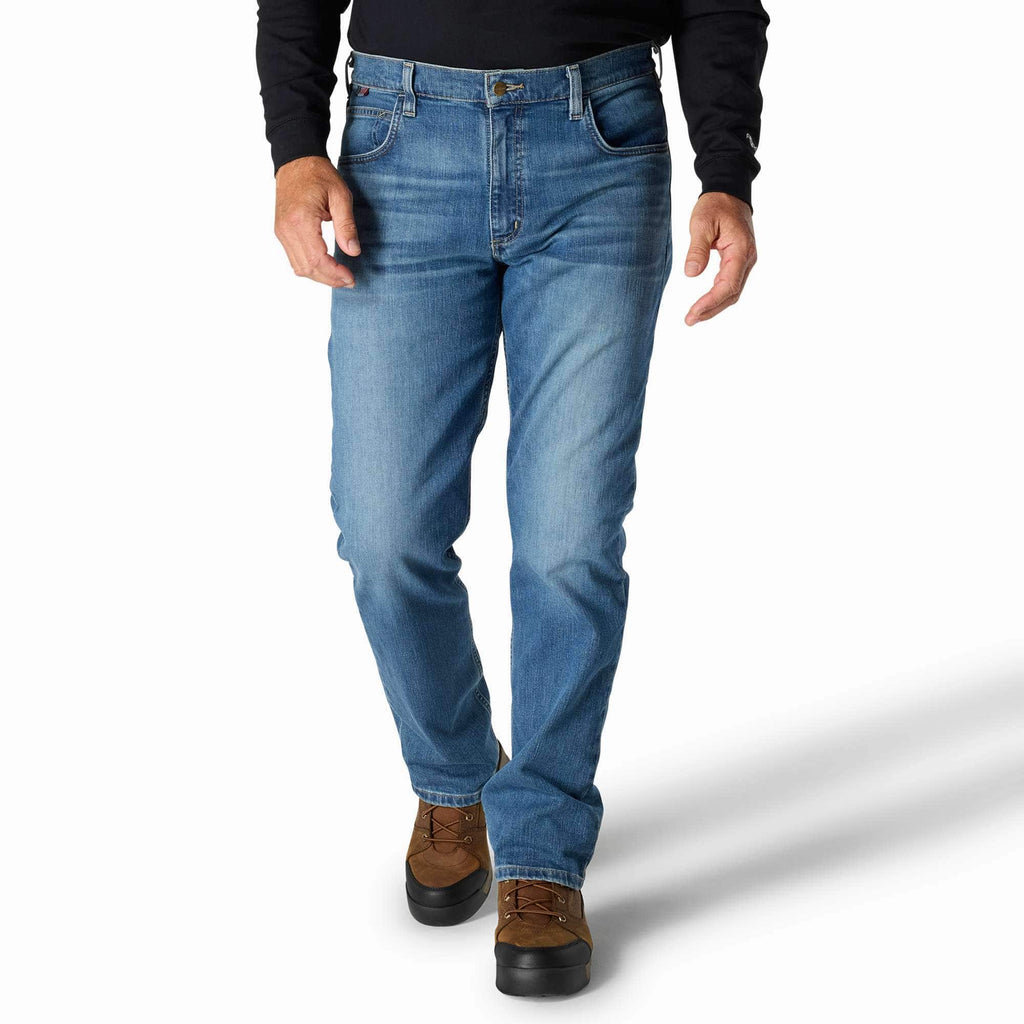Men's fr relaxed fit straight leg rugged flex™ jeans - flame resistant jeans