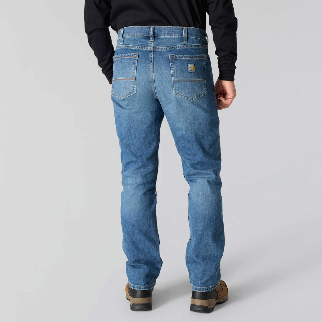 Men's fr relaxed fit straight leg rugged flex™ jeans - flame resistant jeans