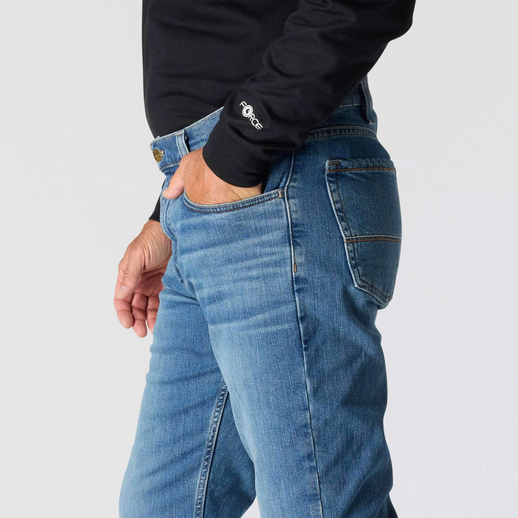 Men's fr relaxed fit straight leg rugged flex™ jeans - flame resistant jeans