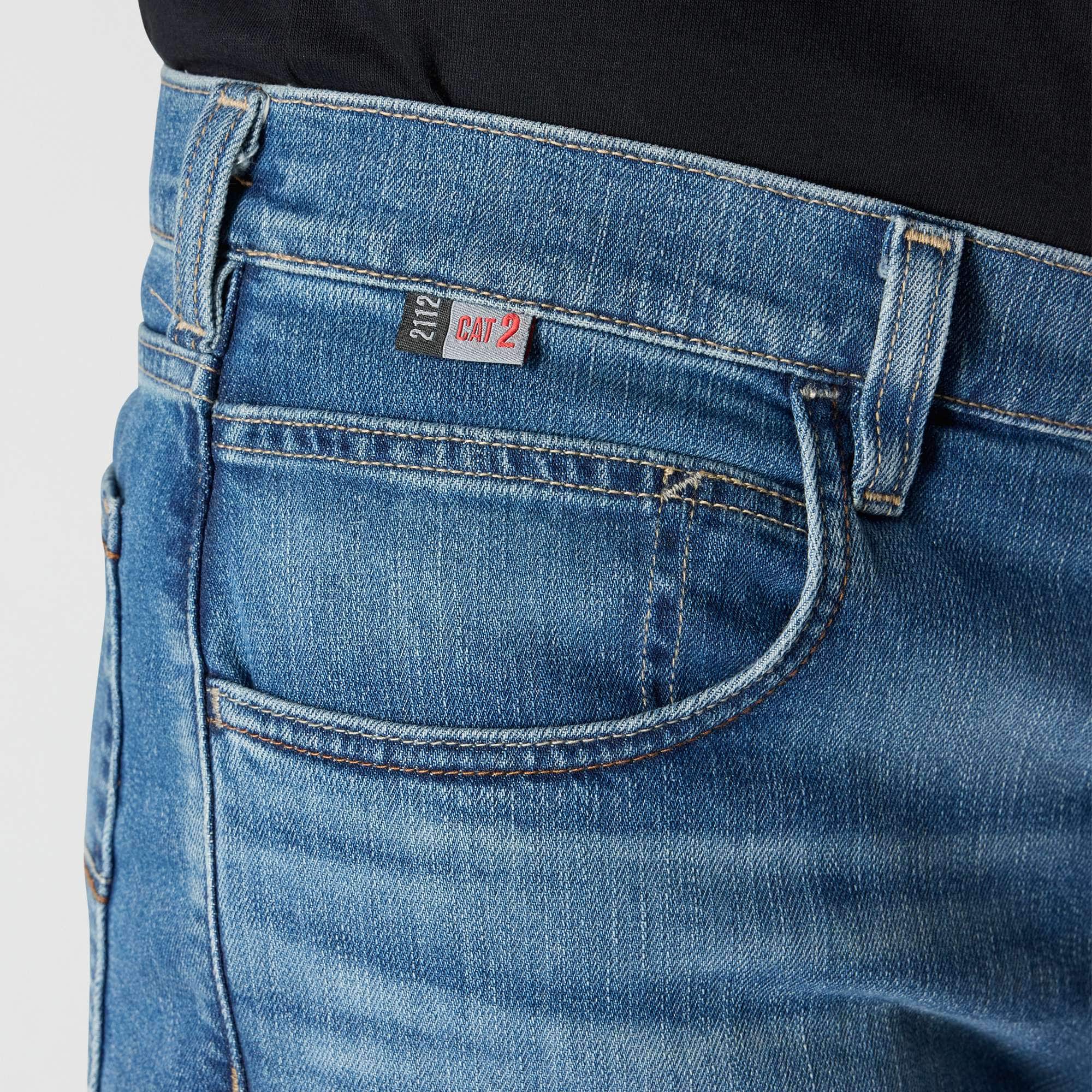 Men's fr relaxed fit straight leg rugged flex™ jeans - flame resistant jeans