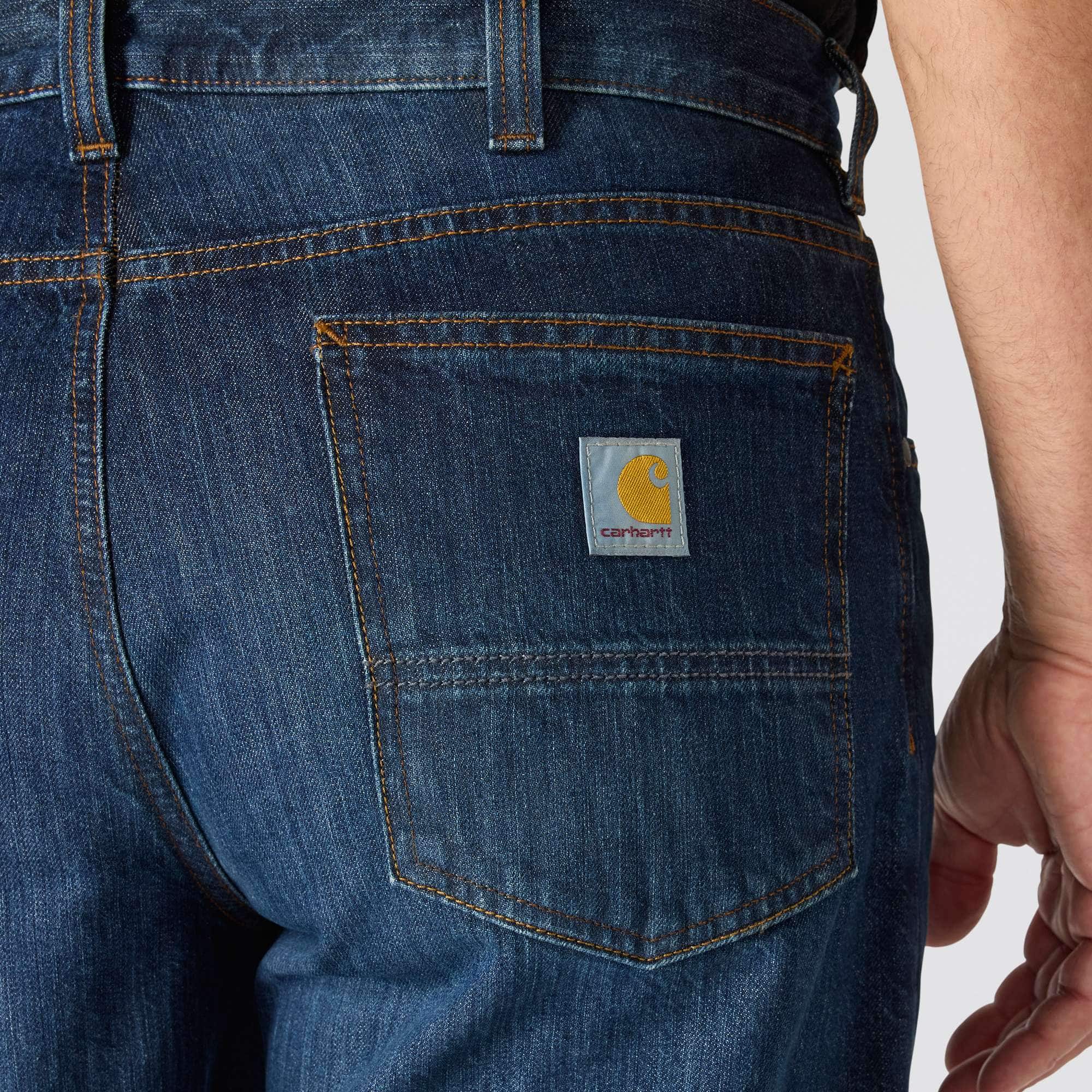 Men's relaxed straight work jeans