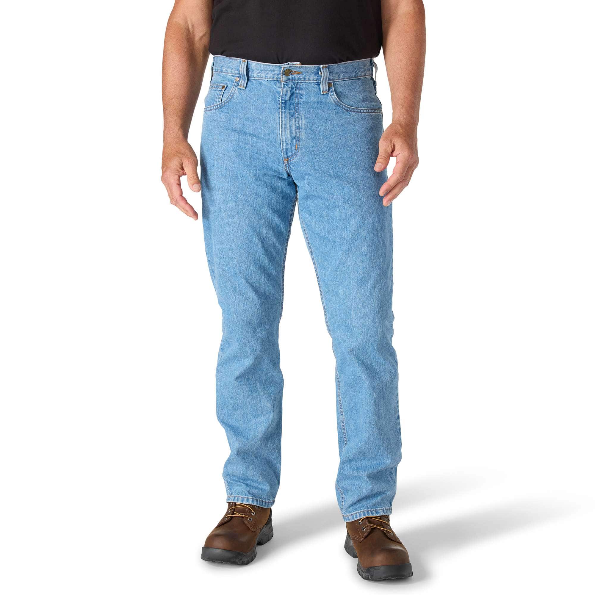 Men's relaxed straight work jeans