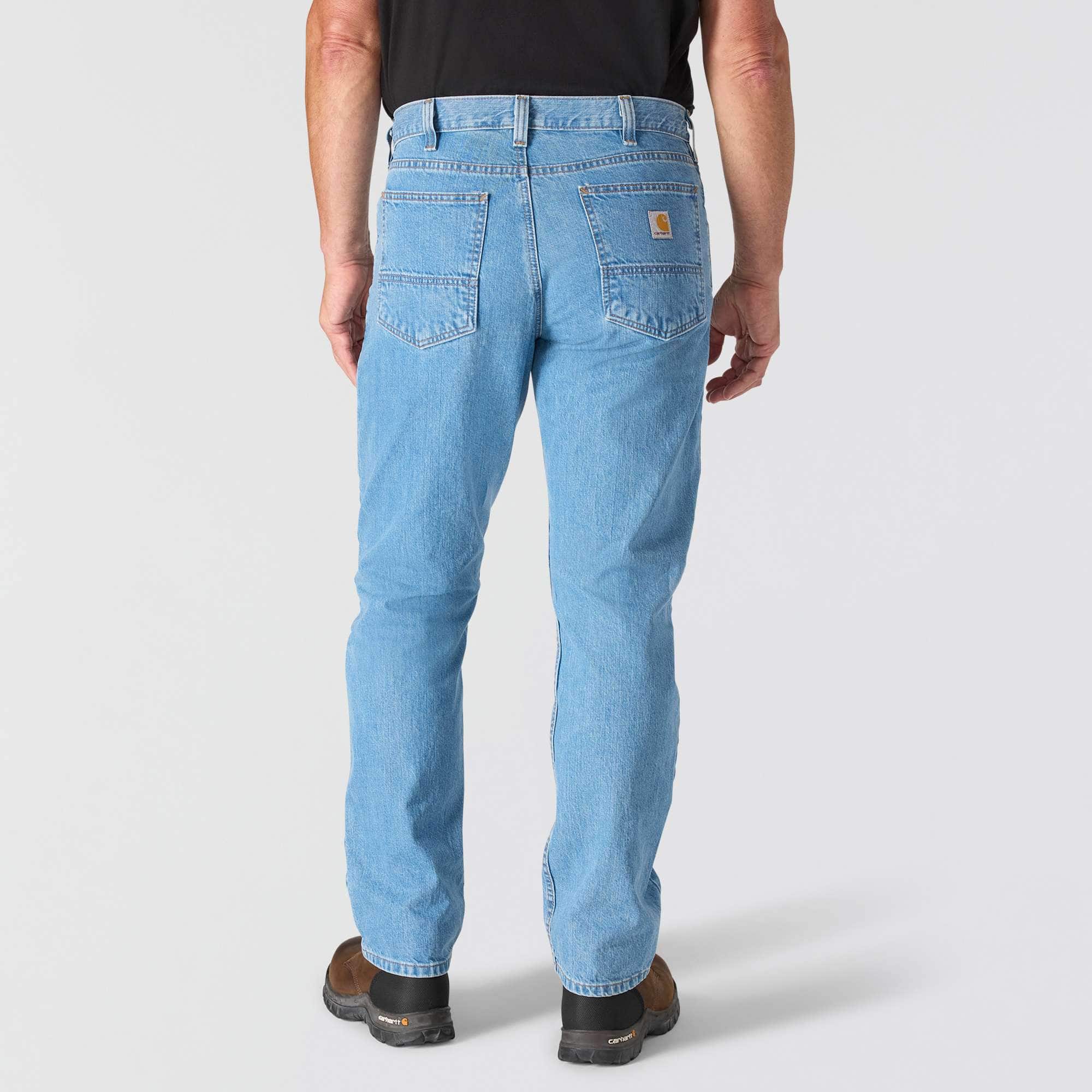Men's relaxed straight work jeans