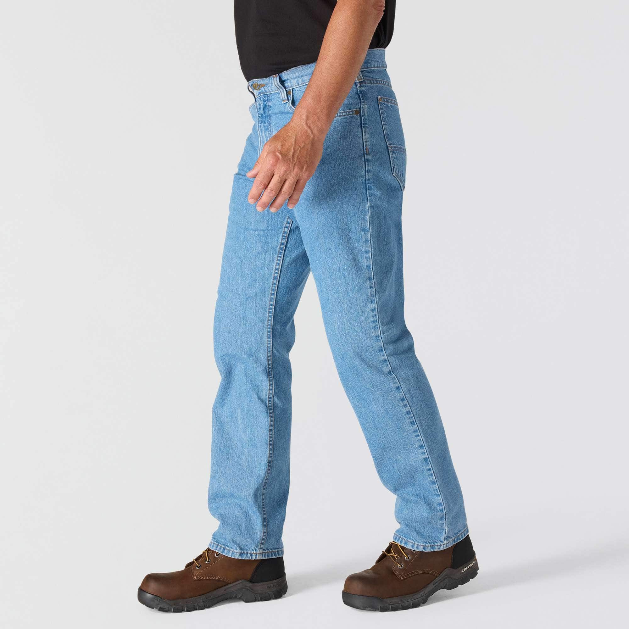 Men's relaxed straight work jeans