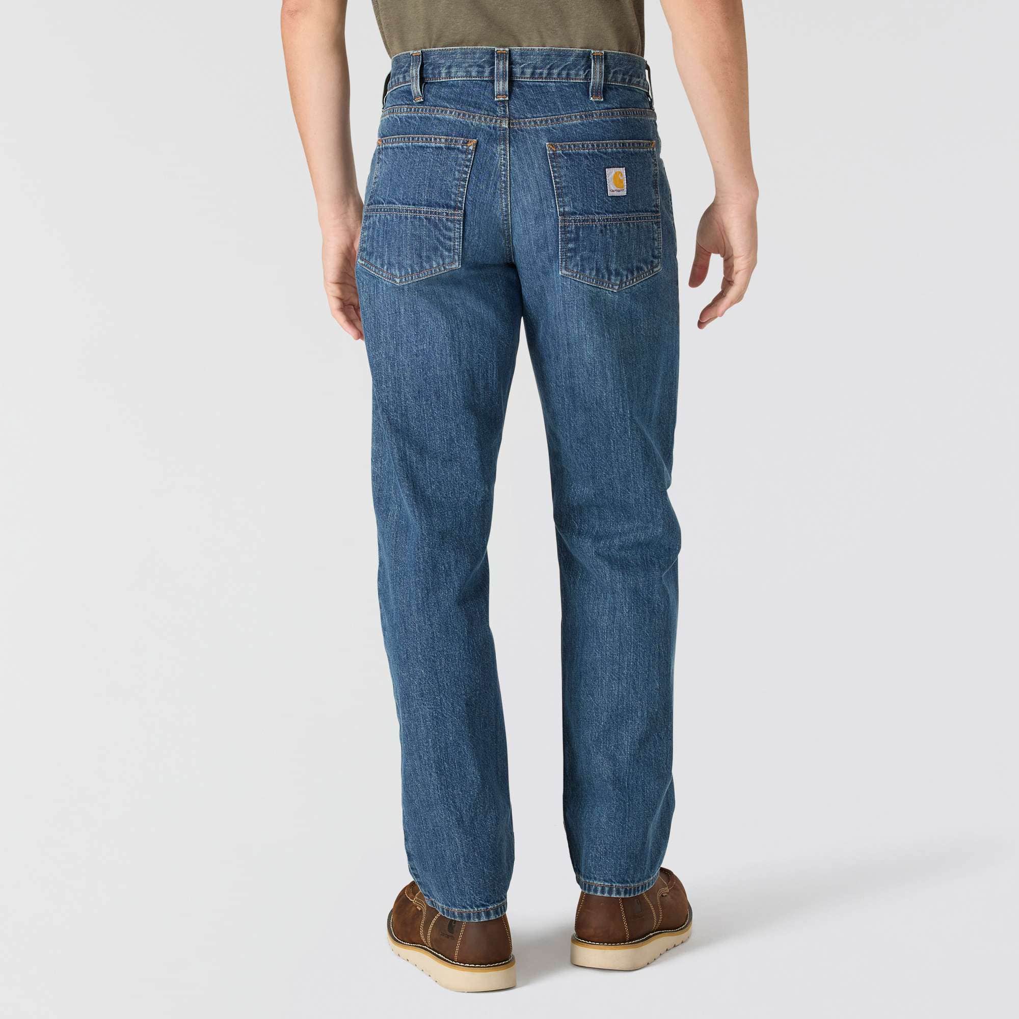 Men's relaxed straight work jeans