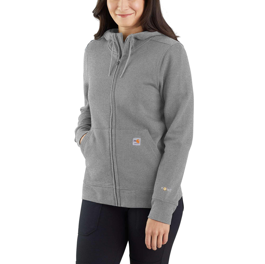 Women's fr force marquette full zip sweatshirt - flame resistant sweatshirts 