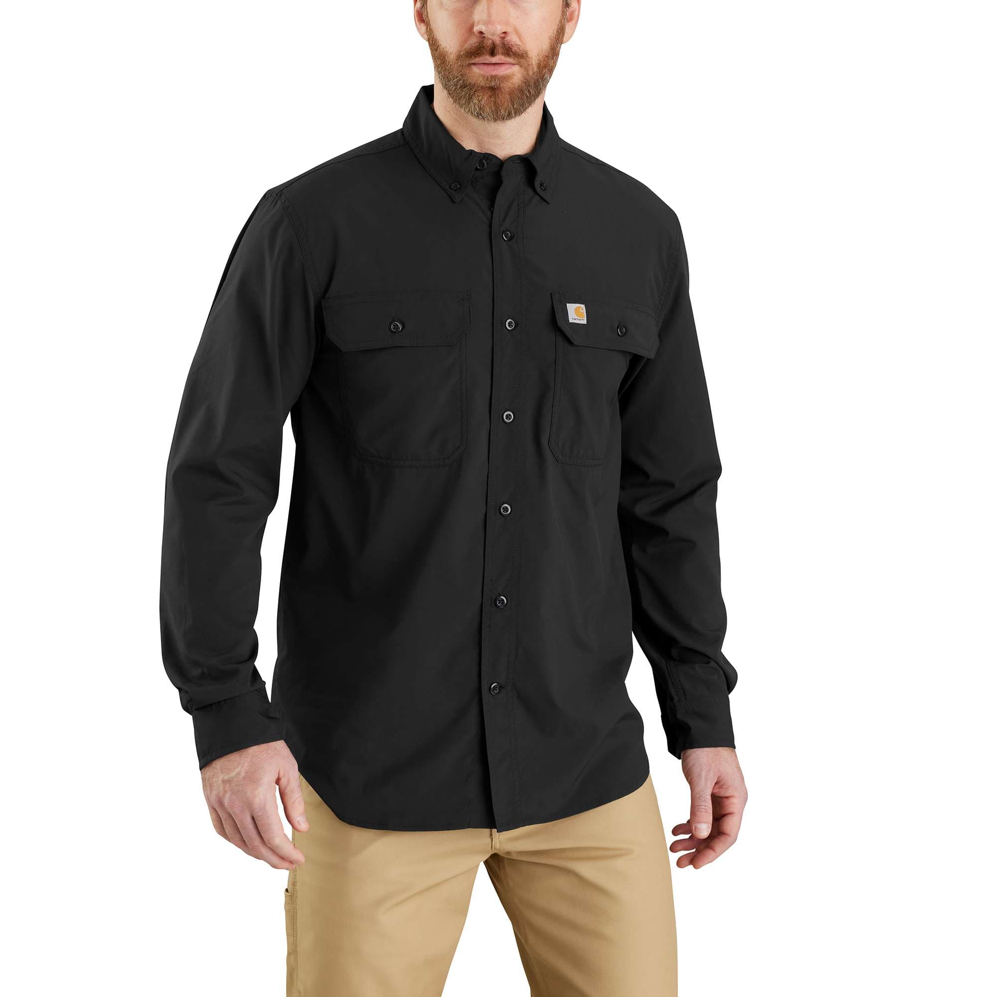 Men's force sun defender™ chambray relaxed fit long sleeve shirt - sun protection shirts