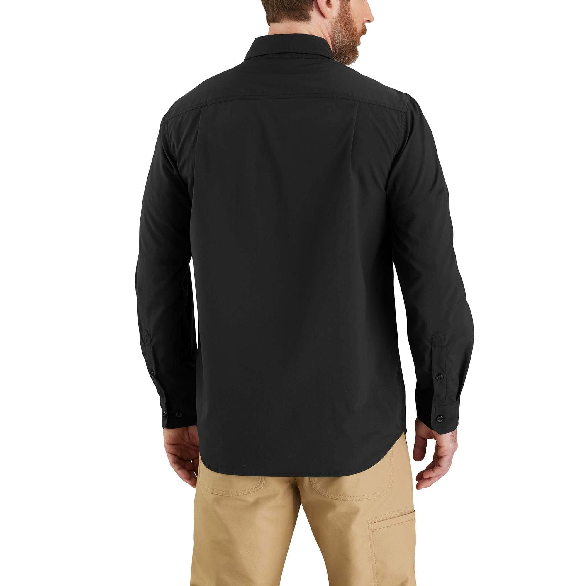Men's force sun defender™ chambray relaxed fit long sleeve shirt - sun protection shirts