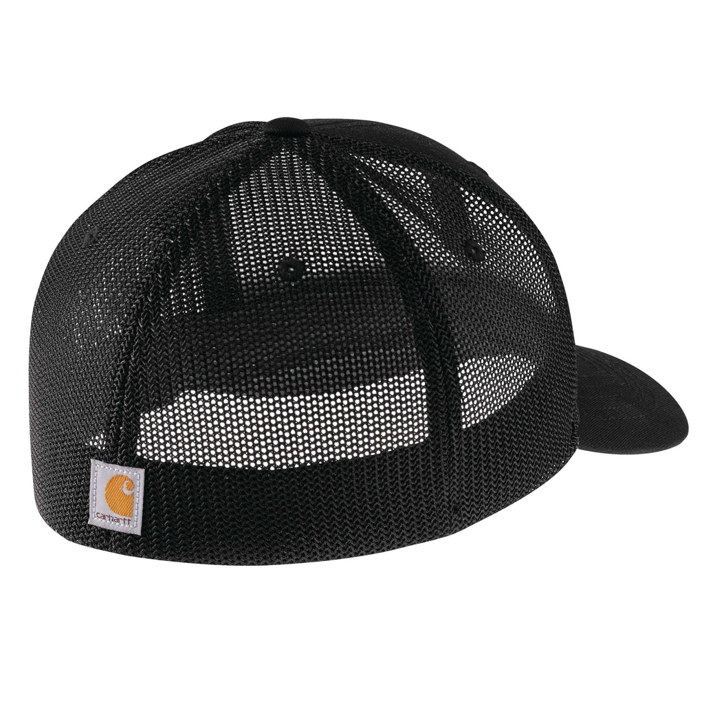 Rugged flex™ fitted canvas mesh-back logo graphic cap