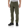 Relaxed straight ripstop lined cargo pants - work pants