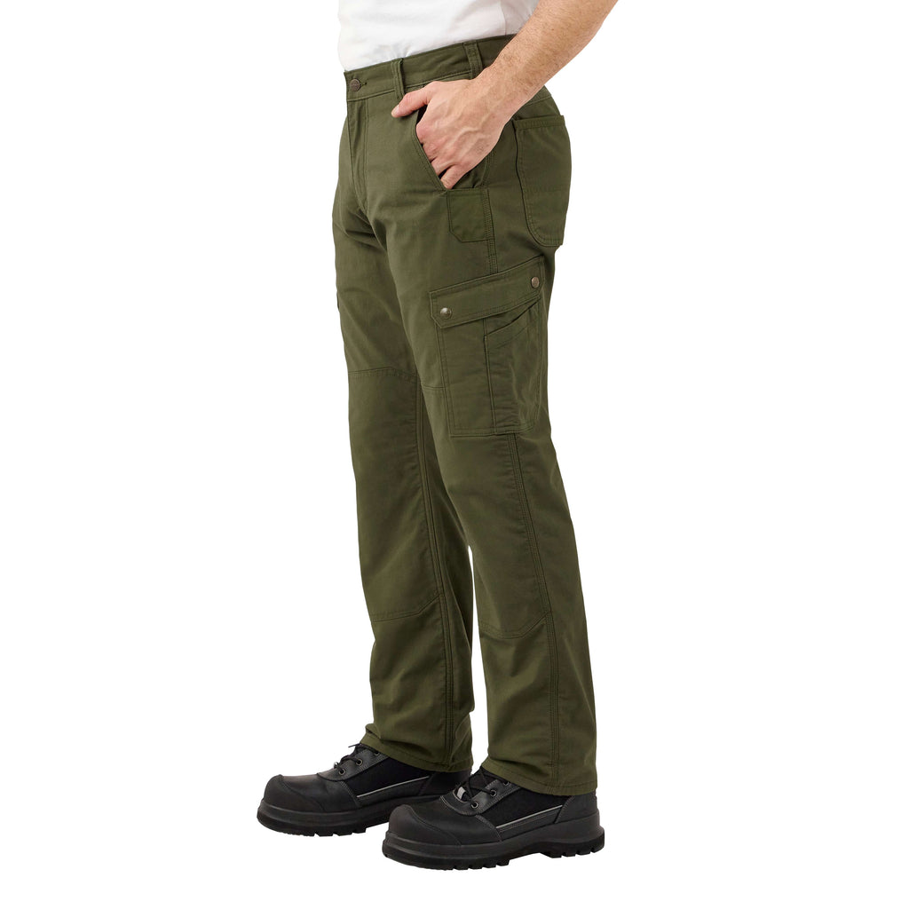Relaxed straight ripstop lined cargo pants - work pants