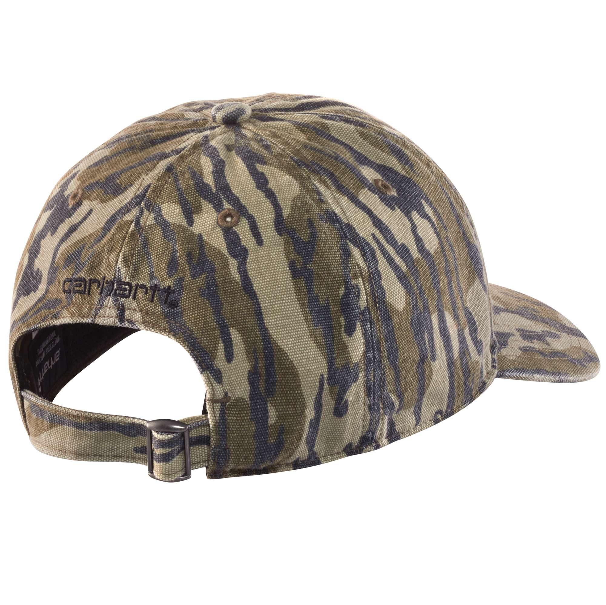 Canvas camo baseball cap