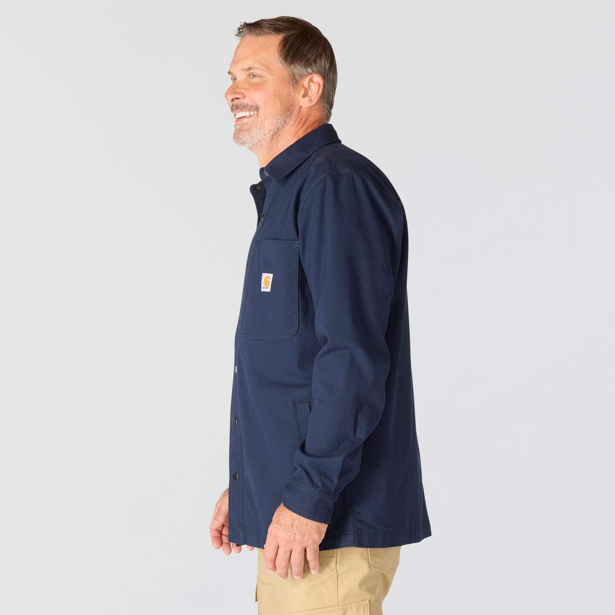 Men's rigby relaxed fit canvas shirt jac - men's shirt jackets
