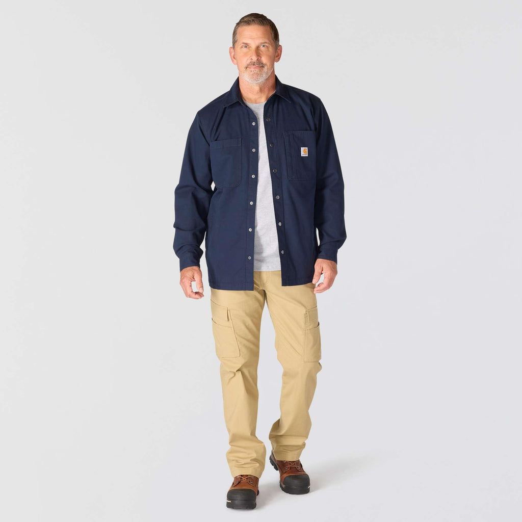 Men's rigby relaxed fit canvas shirt jac - men's shirt jackets