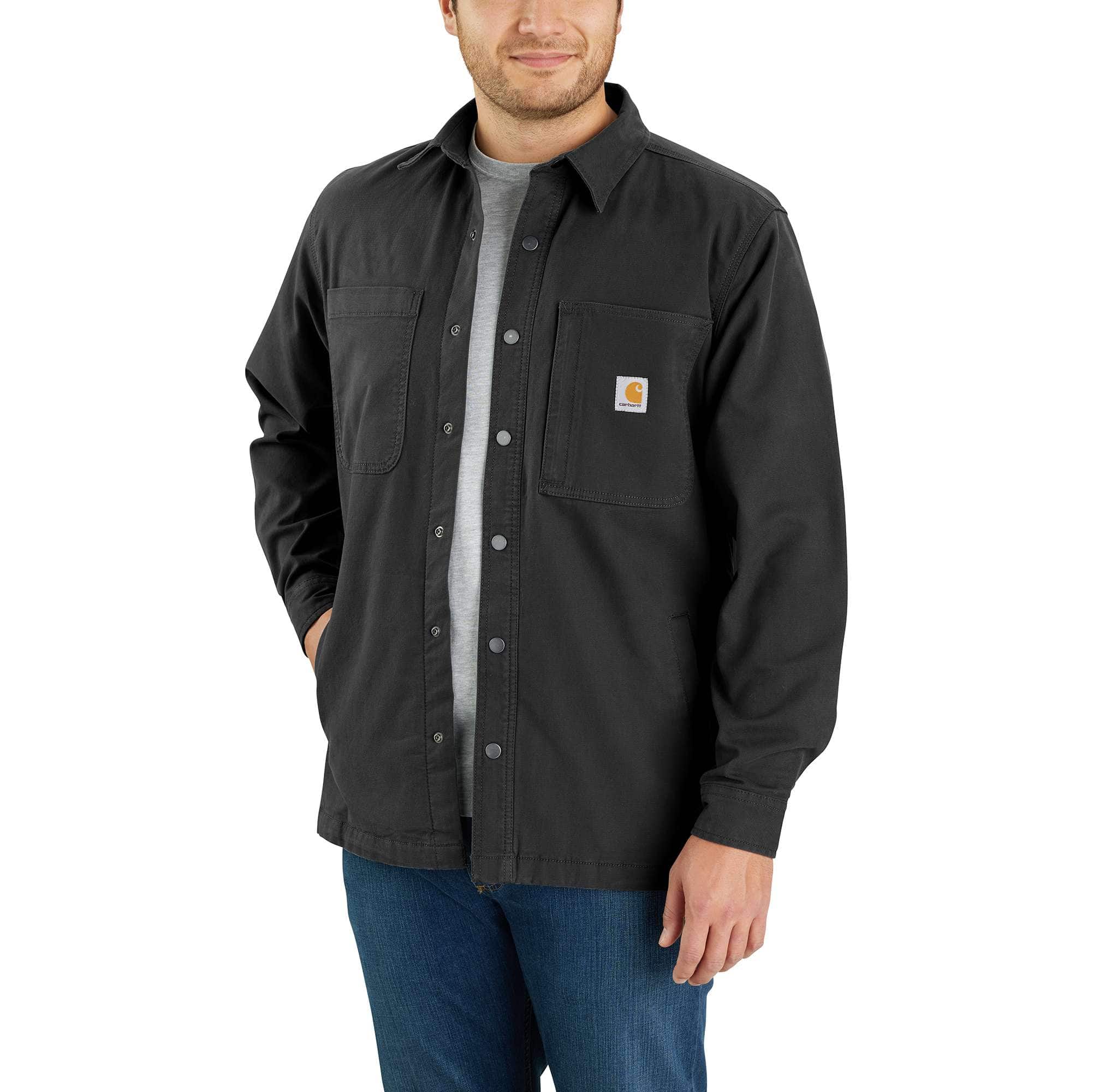 Men's rigby relaxed fit canvas shirt jac - men's shirt jackets
