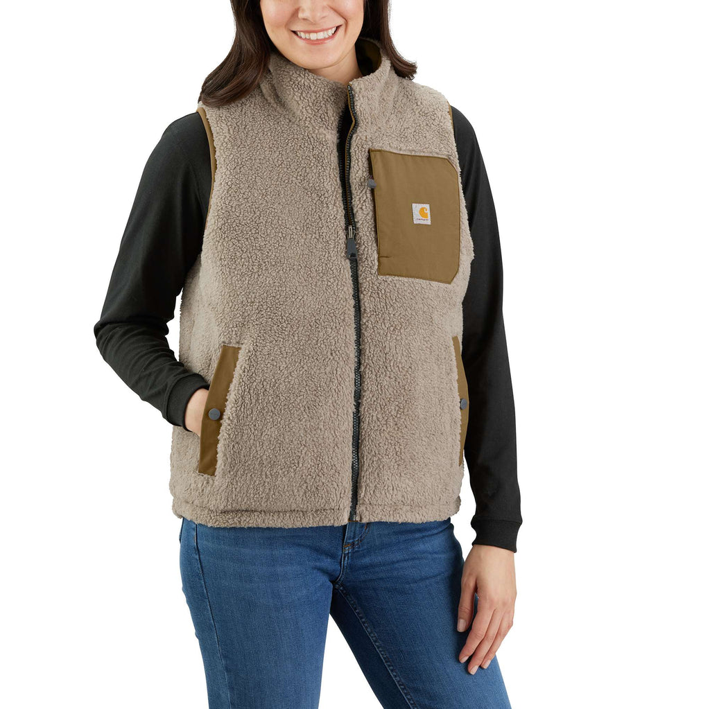 Women's montana insulated reversible water resistant puffer vest - rain defender vest