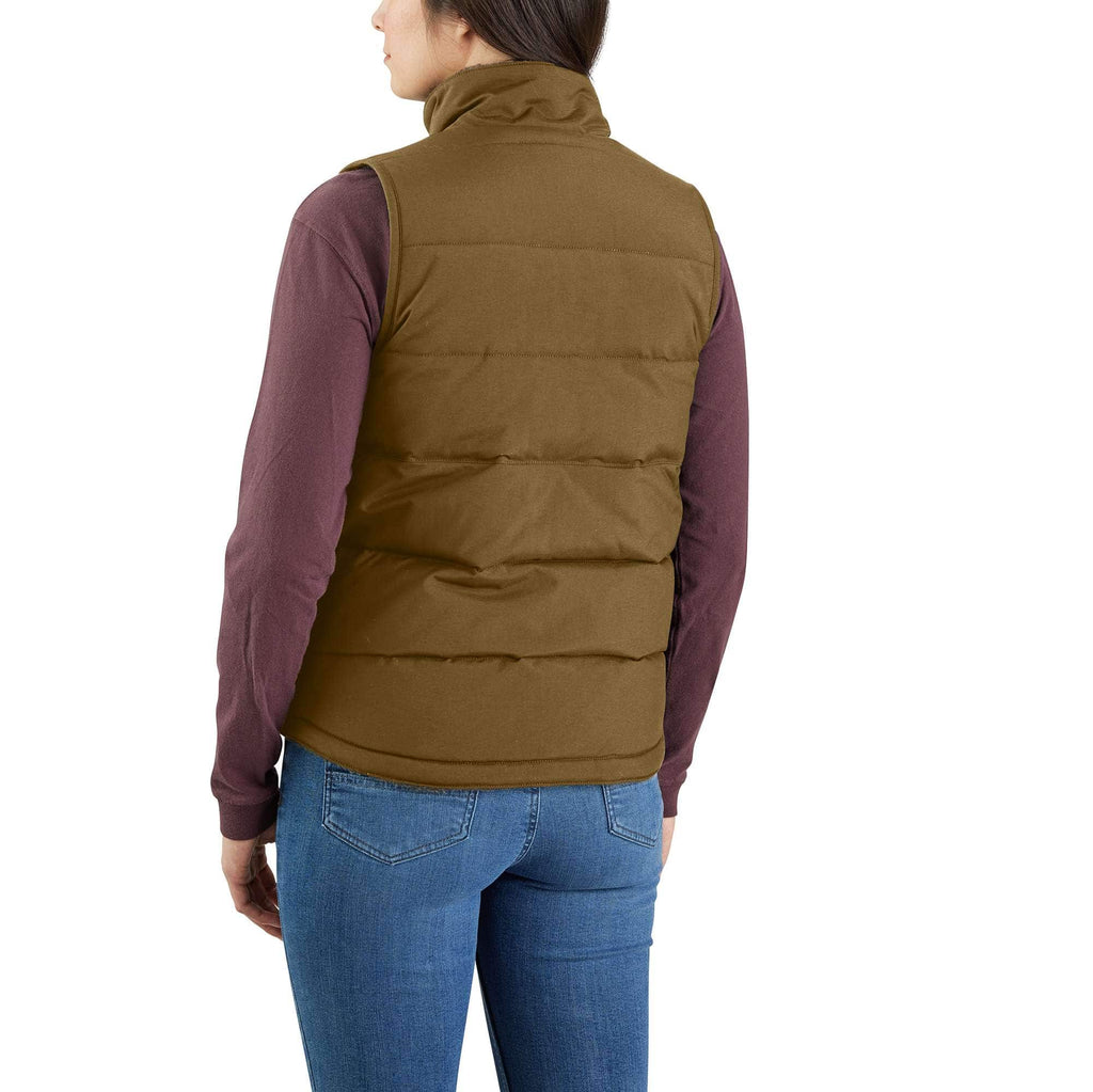 Women's montana insulated reversible water resistant puffer vest - rain defender vest
