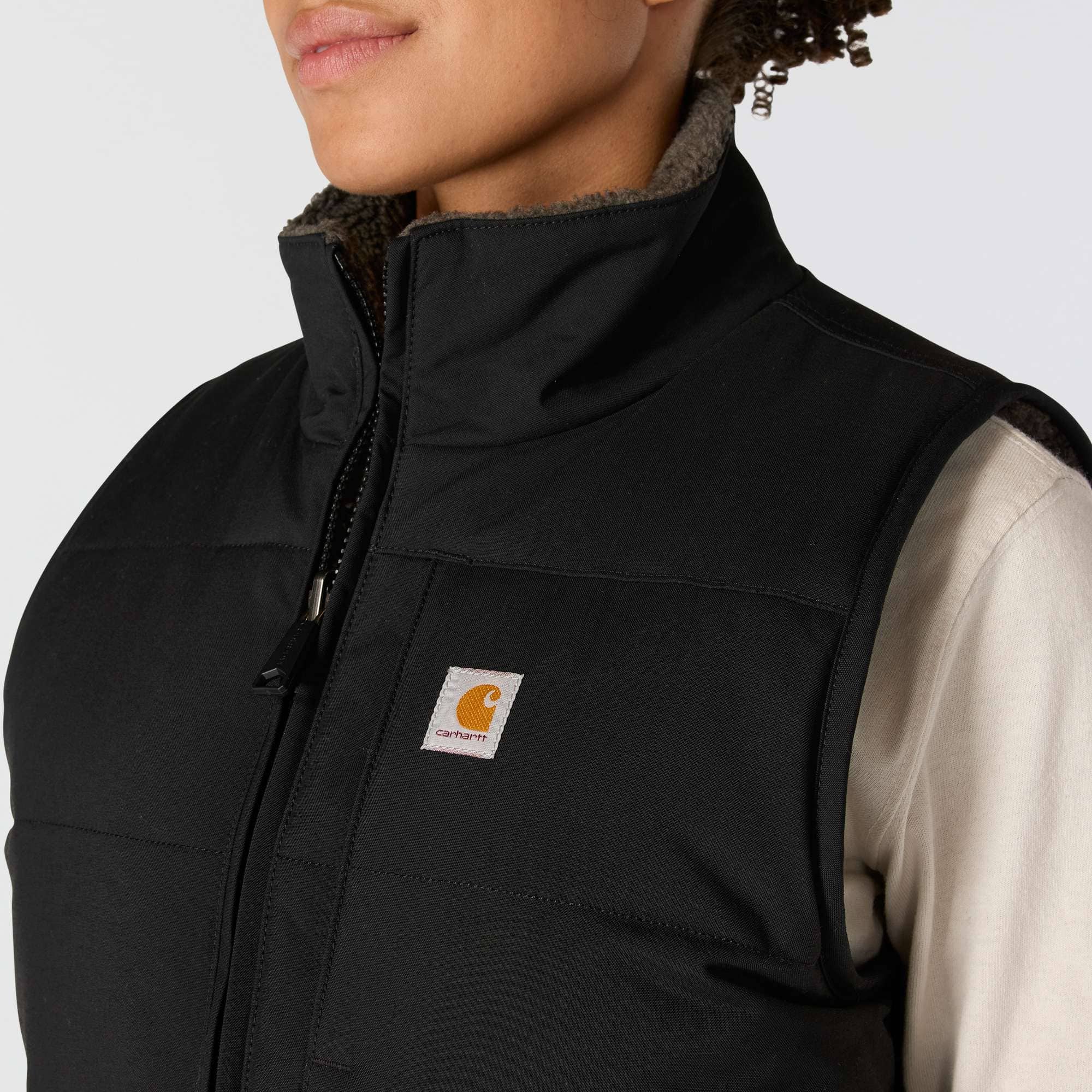 Women's montana insulated reversible water resistant puffer vest - rain defender vest