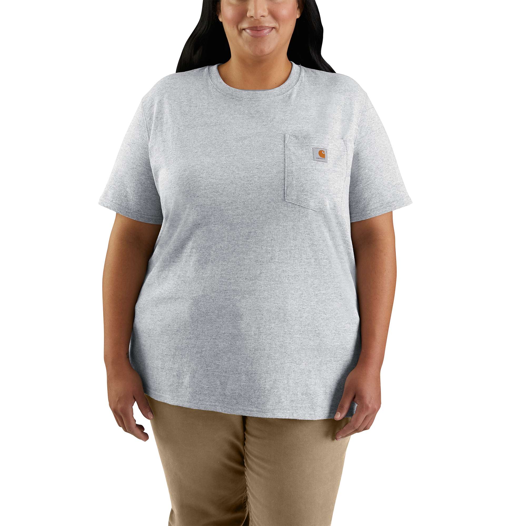 Women's tencel relaxed fit lightweight breathable v-neck t-shirt
