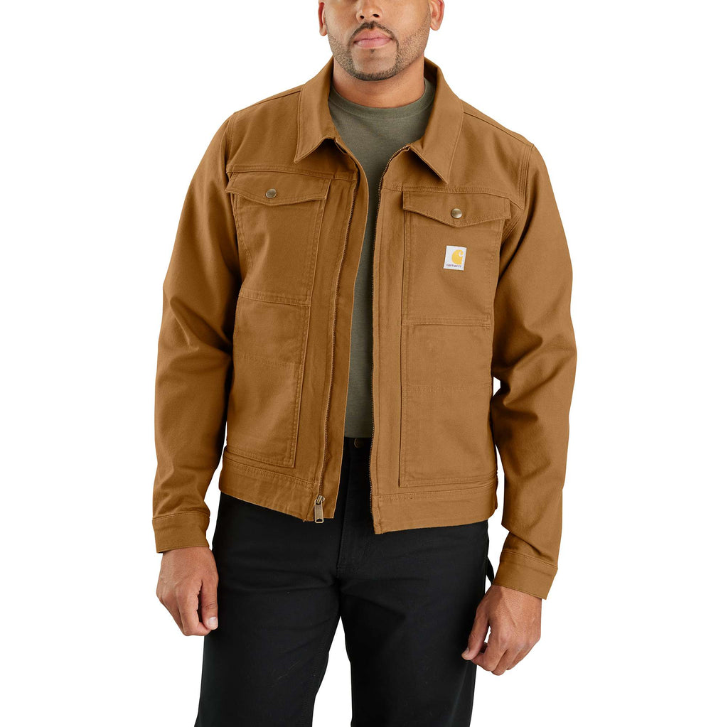 Men's rugged flex relaxed fit canvas duck berwick jacket