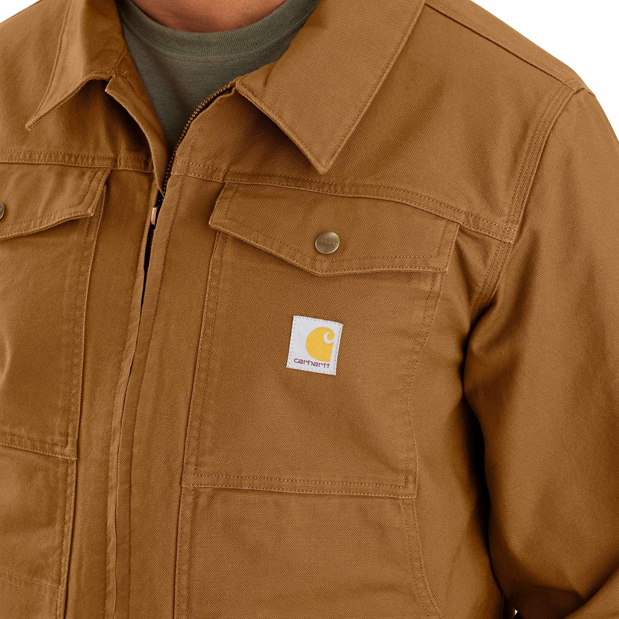 Men's rugged flex relaxed fit canvas duck berwick jacket