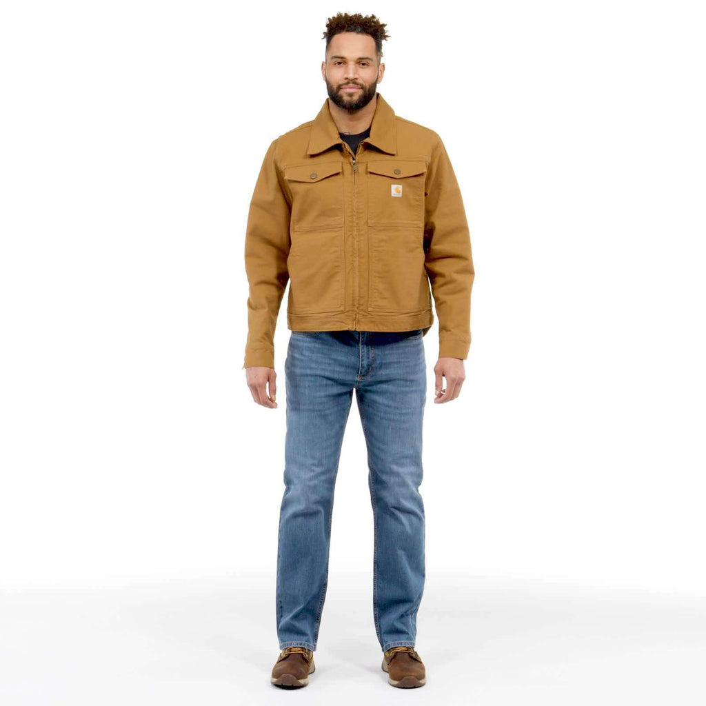Men's rugged flex relaxed fit canvas duck berwick jacket