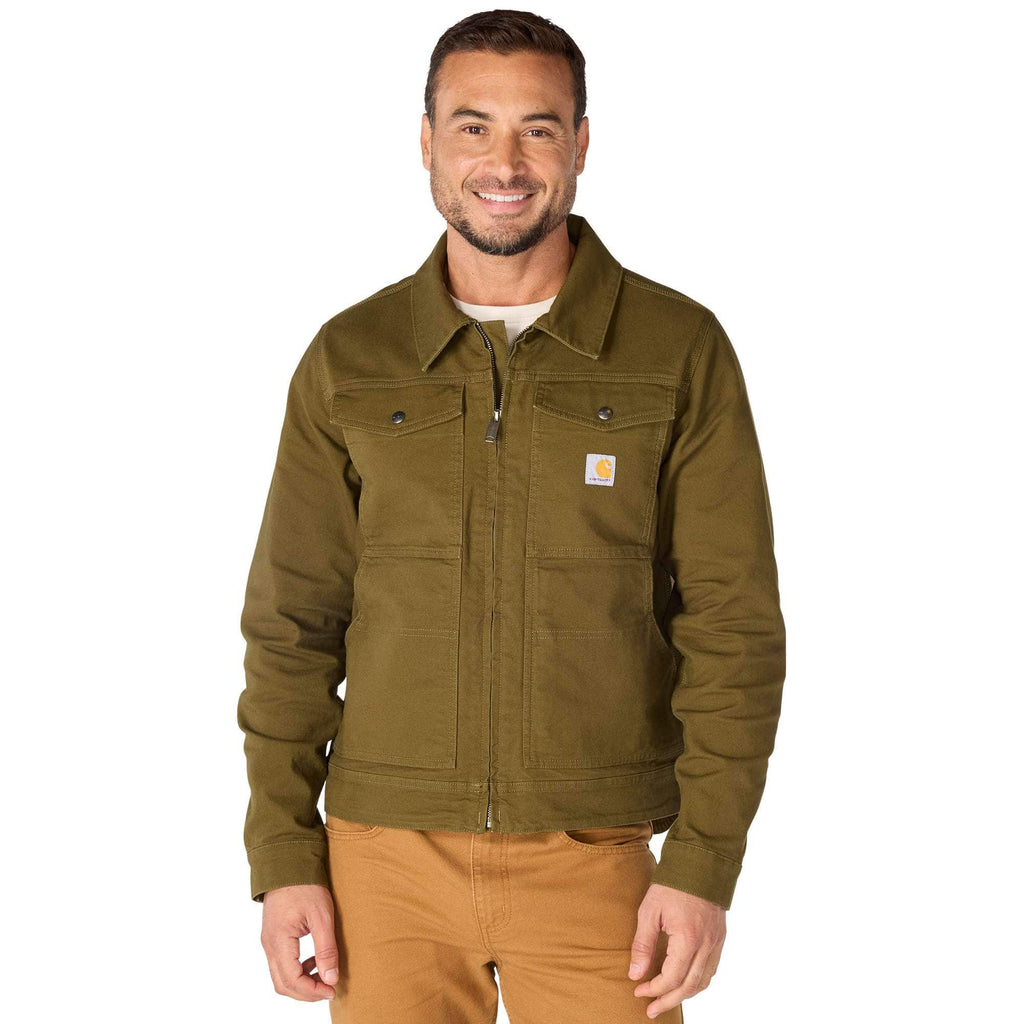 Men's rugged flex relaxed fit canvas duck berwick jacket