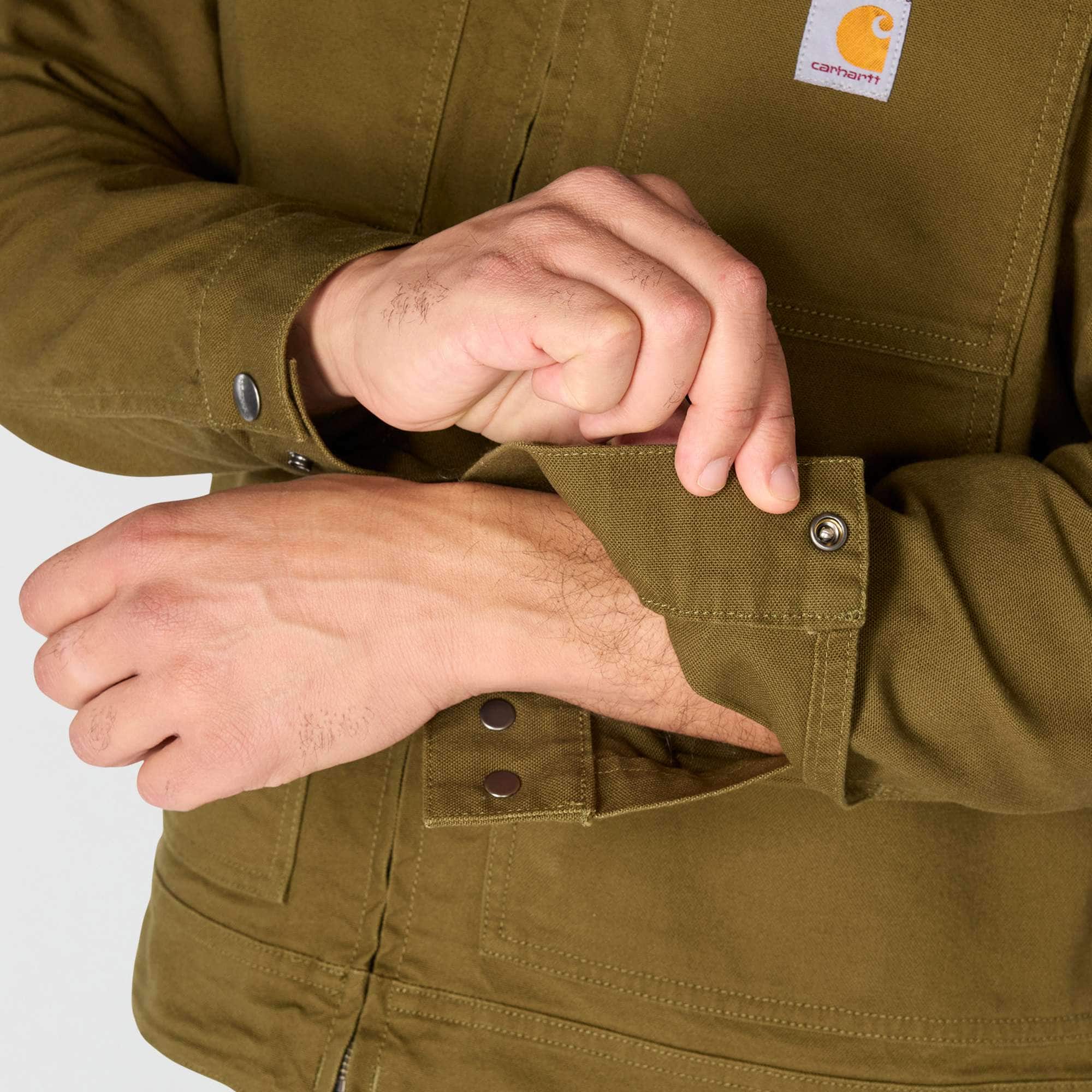 Men's rugged flex relaxed fit canvas duck berwick jacket
