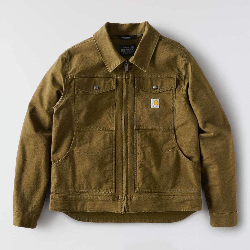 Men's rugged flex relaxed fit canvas duck berwick jacket